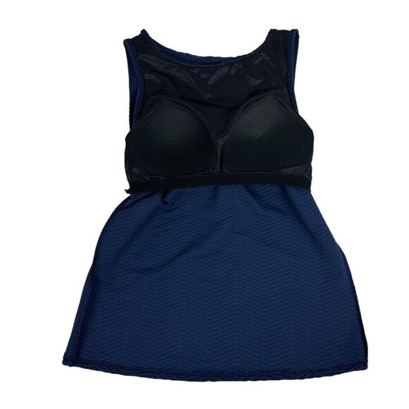 Lands End High-neck Tankini Top size 6 - Picture 3 of 6